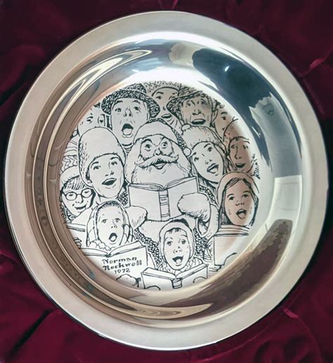 norman rockwell silver plate values